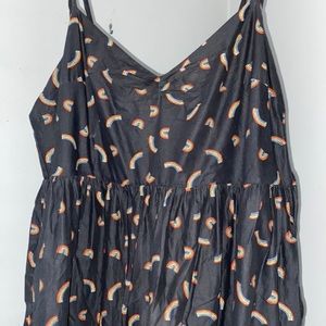 ModCloth In Your Nature Rainbow Dress